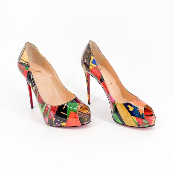 Christian Louboutin Shoes - Christian Louboutin 'New' Very Prive 120 Pumps EU 36.5 US 6.5 Peep Toe Platform